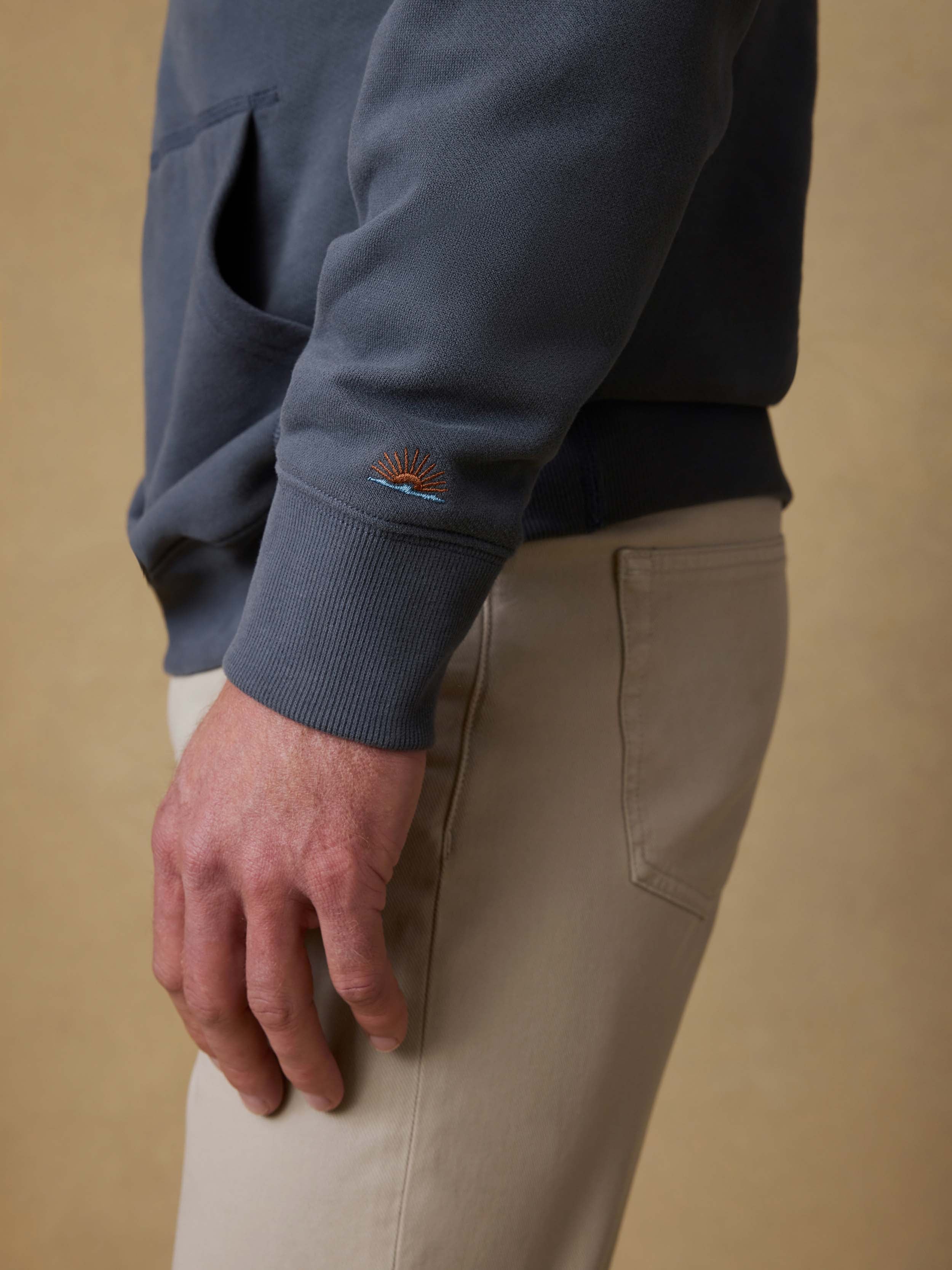 High Standard Fleece Hoodie - Blue Nights | Faherty Brand