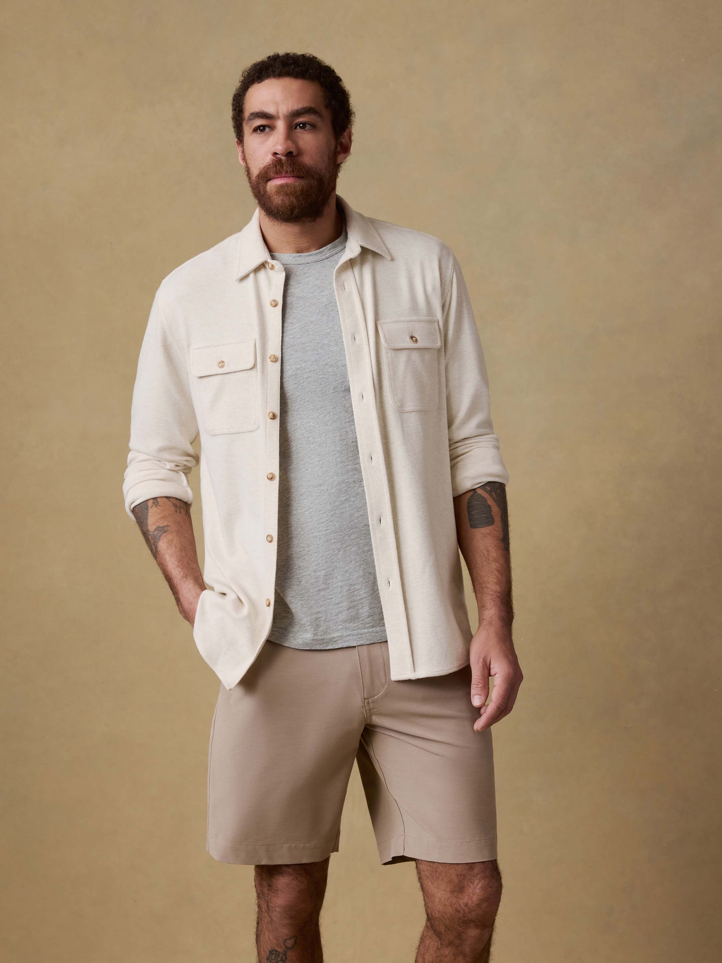Legend™ Sweater Shirt - Off White | Faherty Brand
