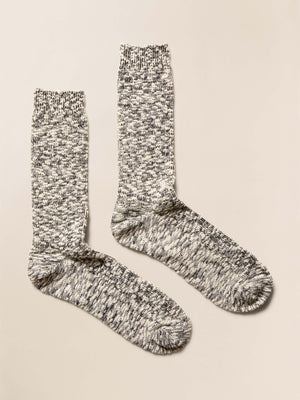 Valley Ridge Slub Sock - Black