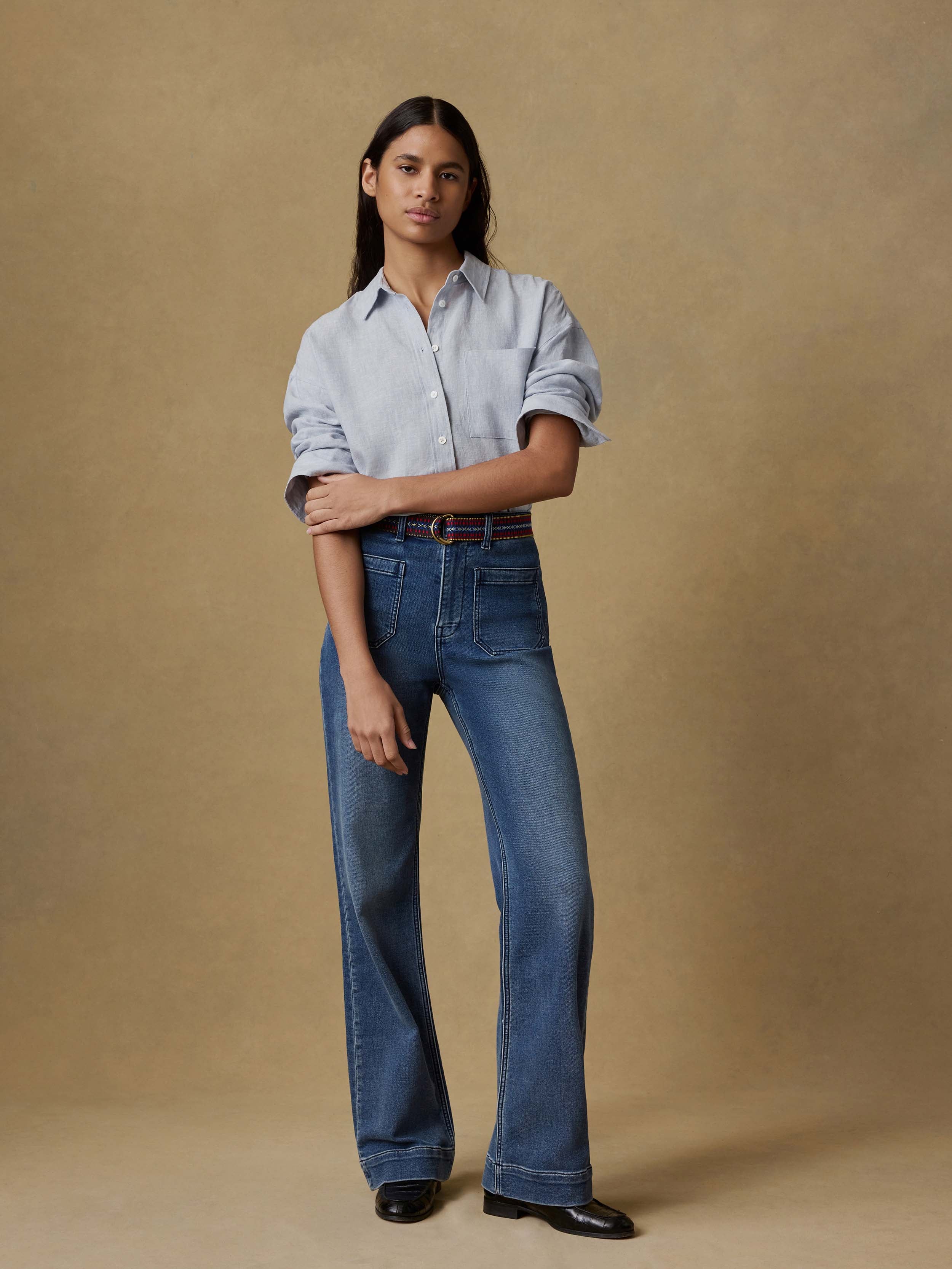 Stretch Terry Patch Pocket Pant - Riverton | Faherty Brand