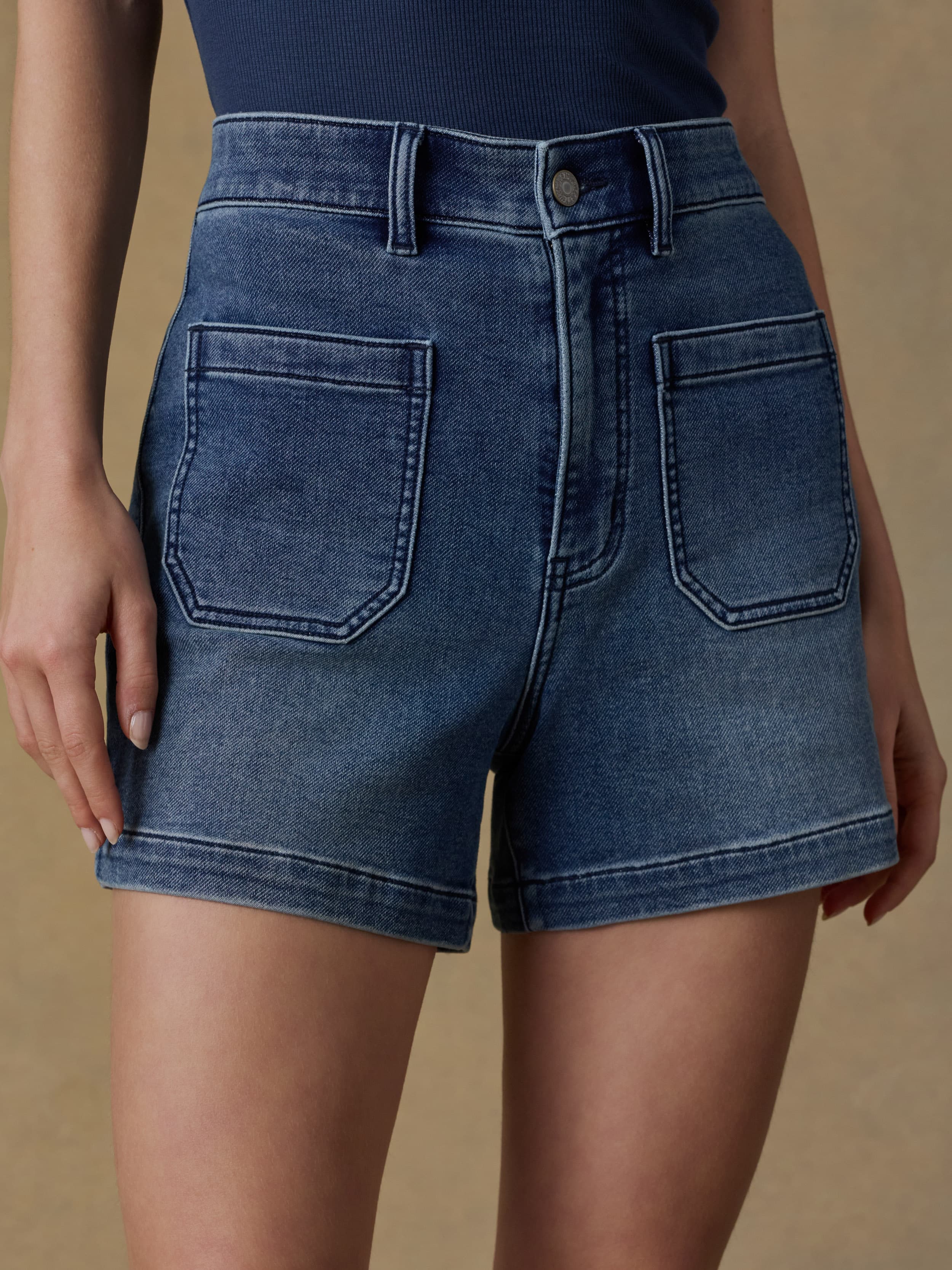 Stretch Terry Patch Pocket Short - Riverton | Faherty Brand