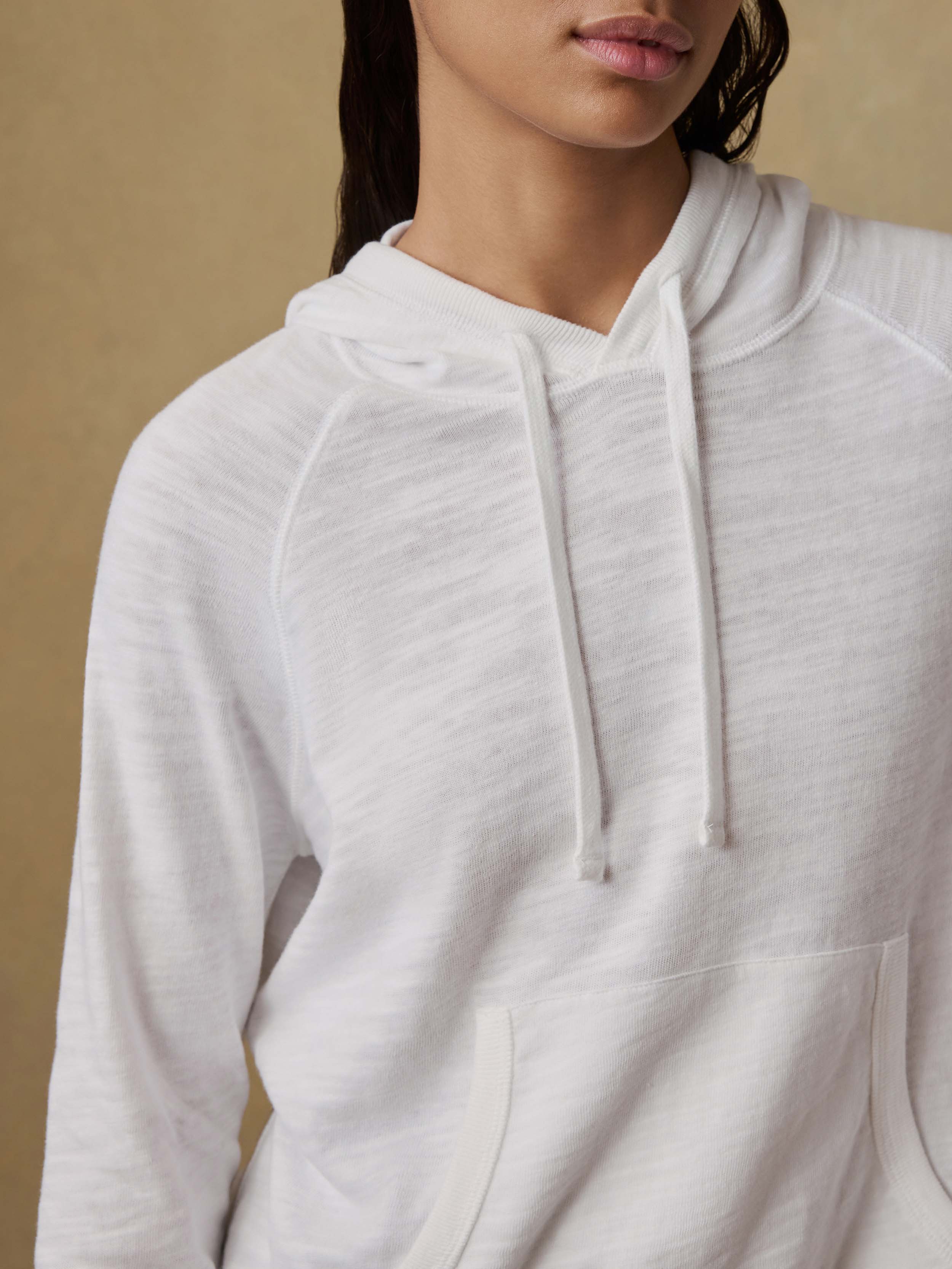 Sunwashed Organic Hoodie - White | Faherty Brand