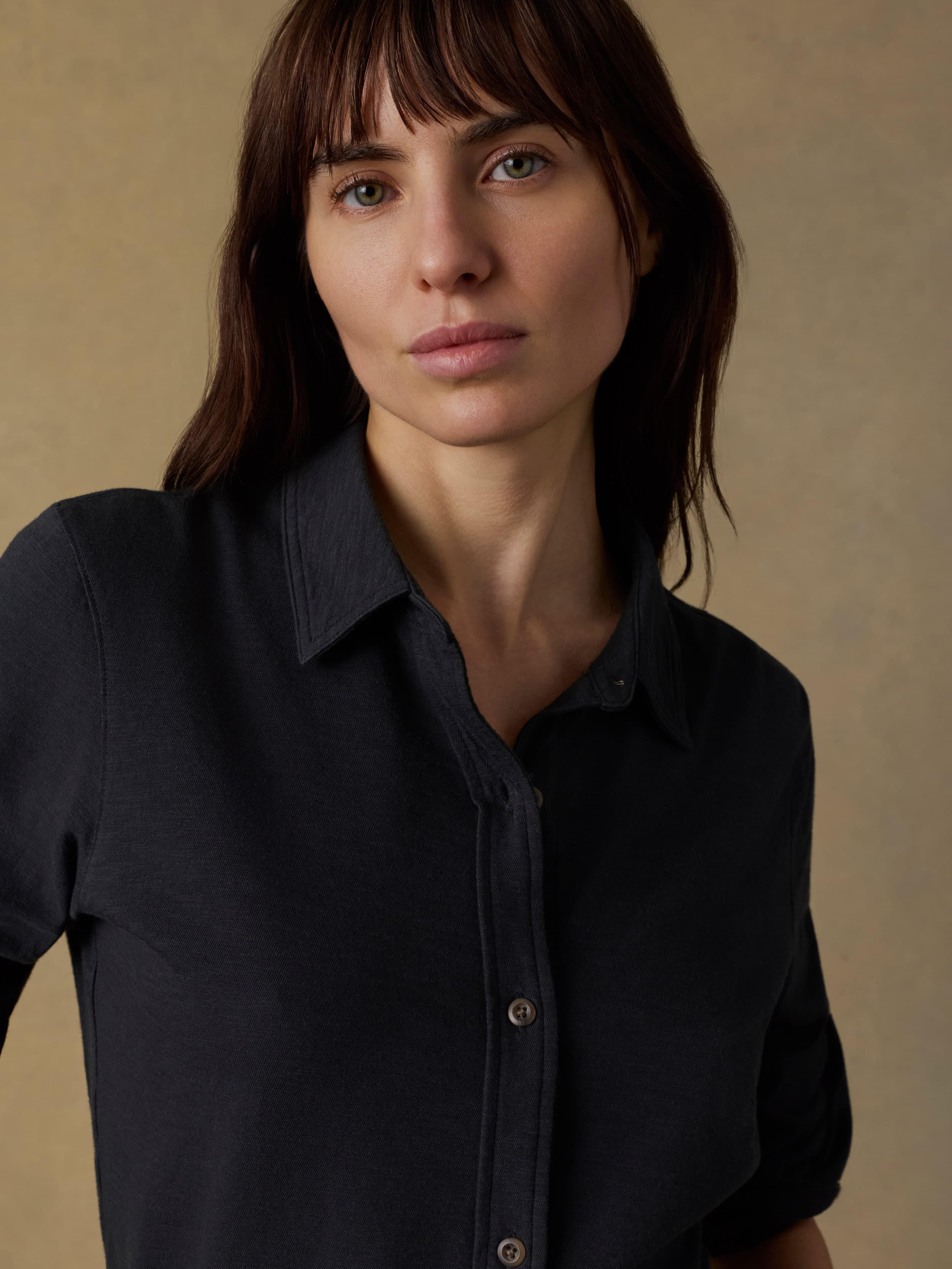 Sunwashed Knit Shirt - Washed Black | Faherty Brand