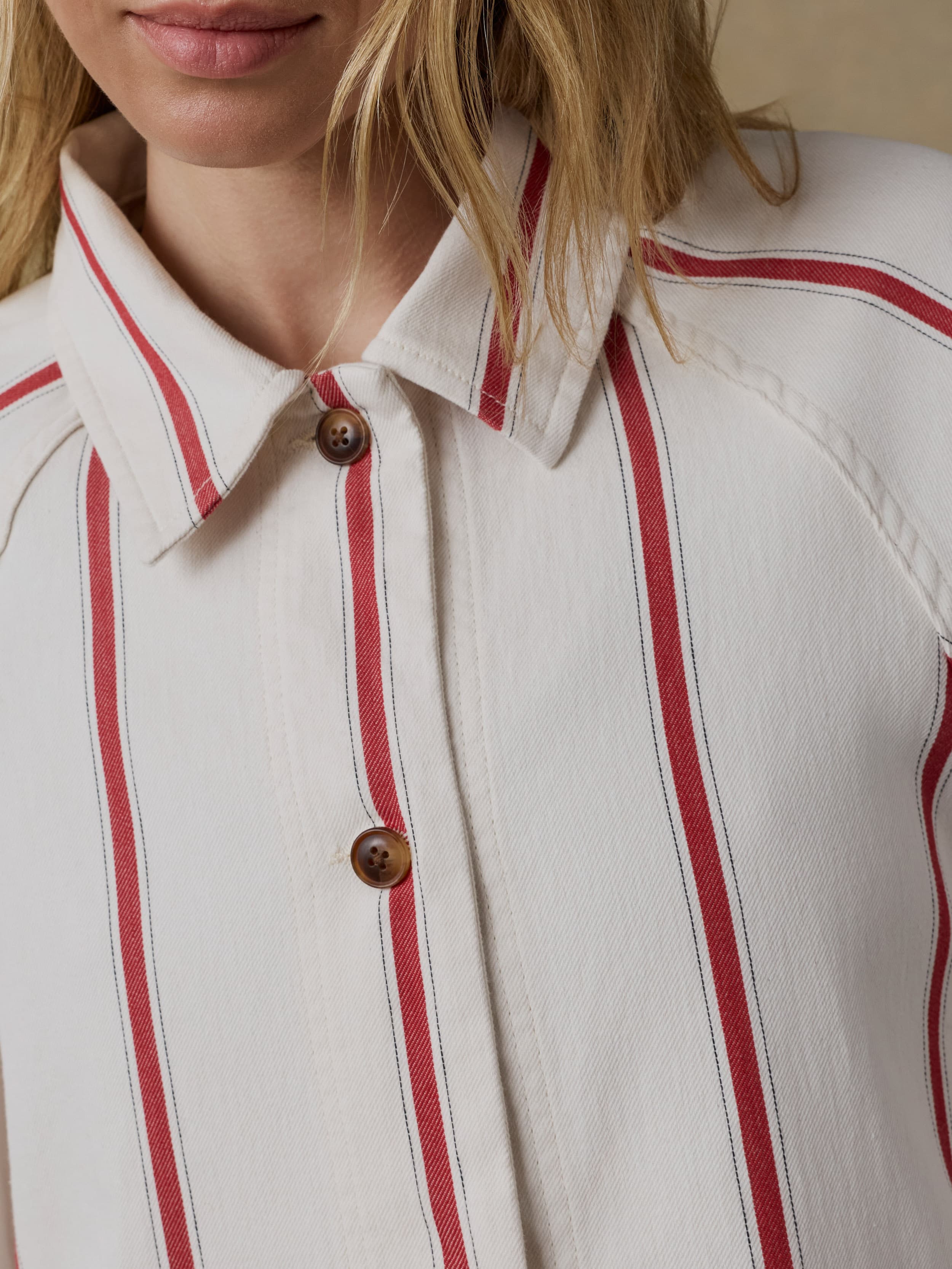 Tideweave Chore Jacket - Northbay Stripe | Faherty Brand