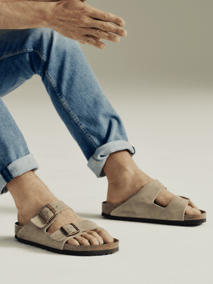 Birkenstock Men's Arizona Soft Footbed - Taupe