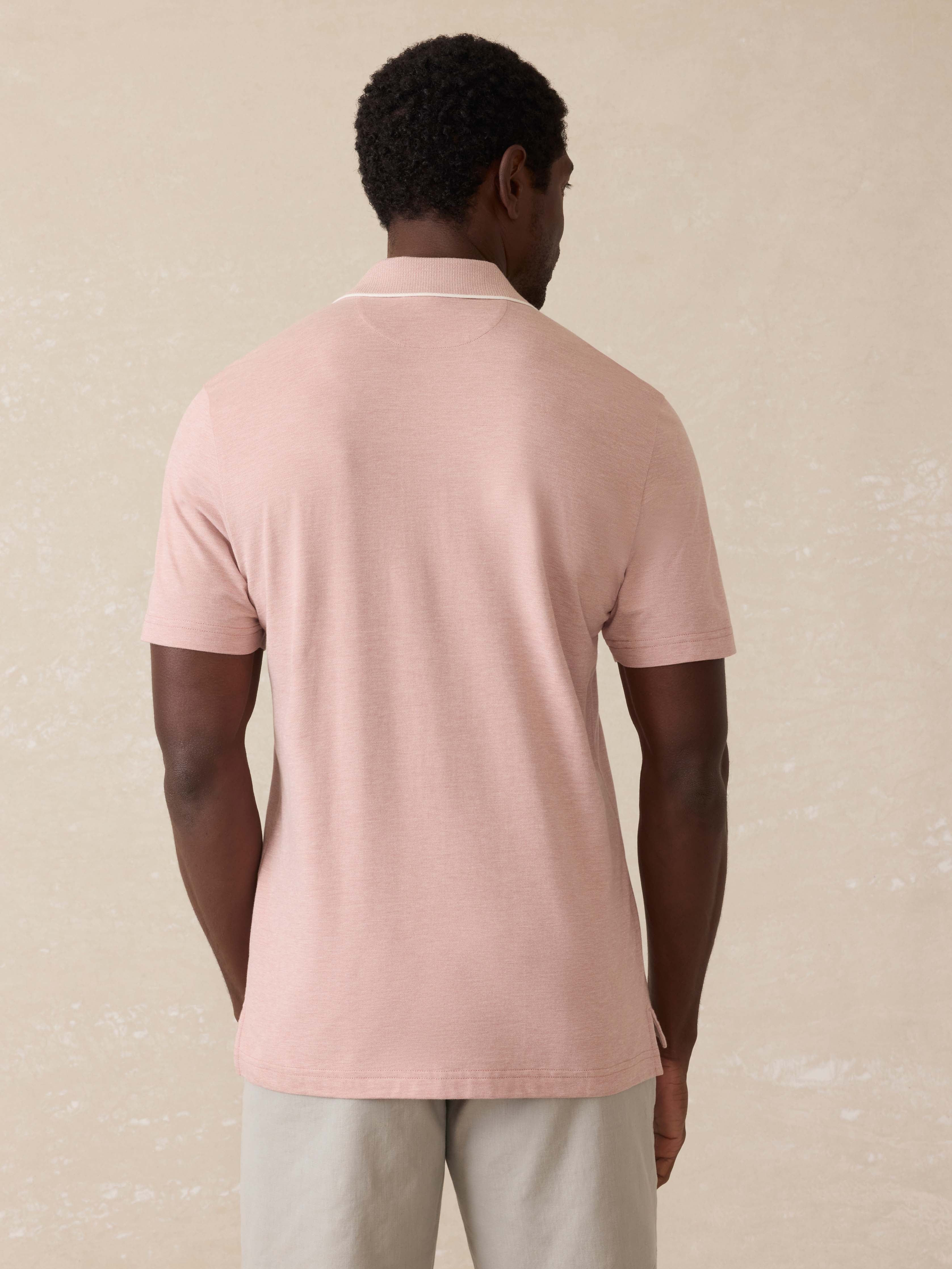 Short-Sleeve Movement™ Pique Polo - Sedona Melange | Faherty Brand