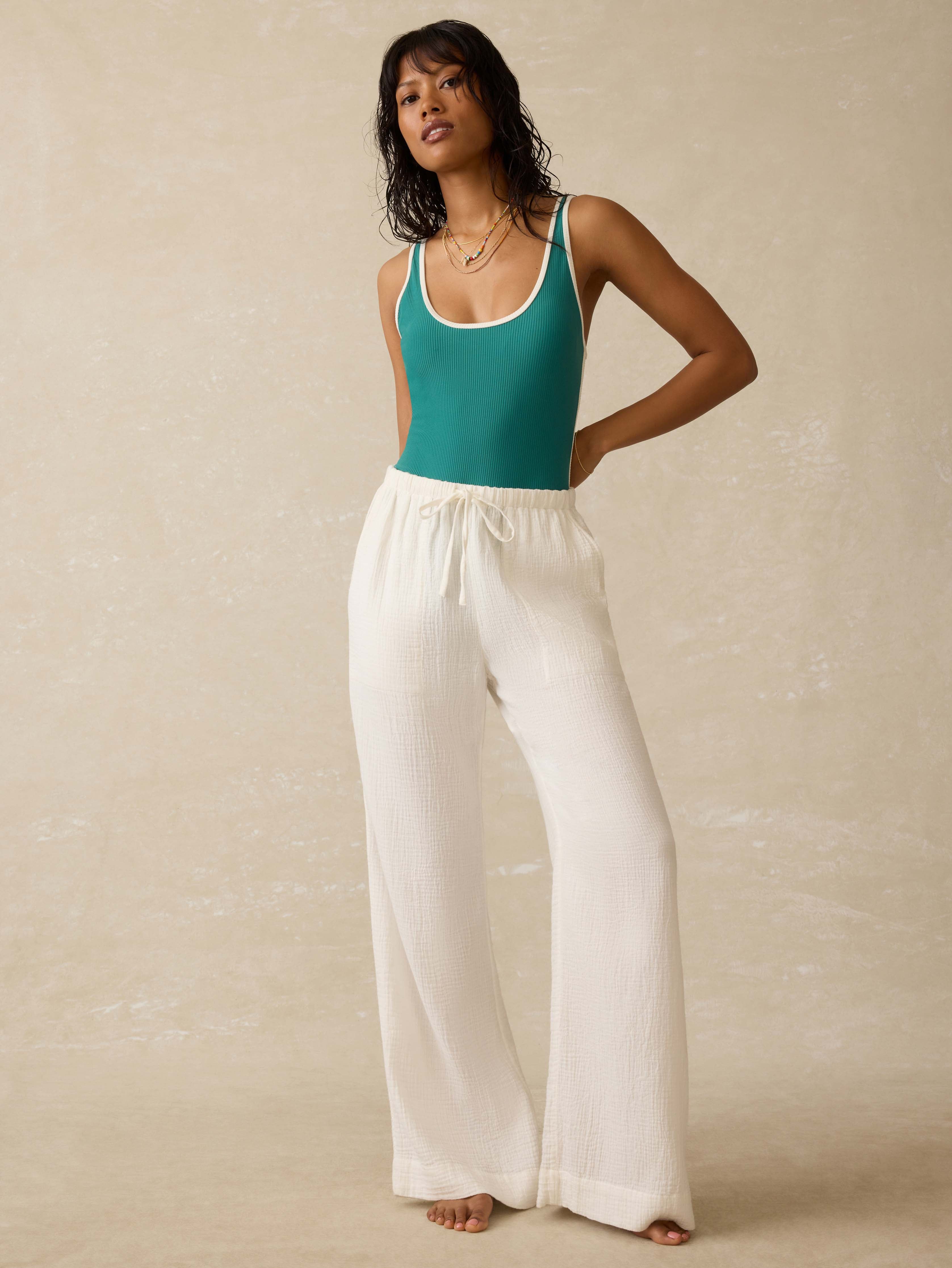 Wavebreak One Piece - Deep Jungle | Faherty Brand