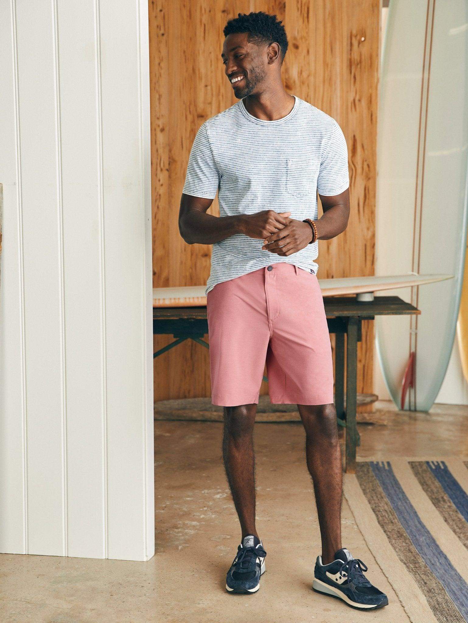 All Day Shorts (9" Inseam) - Faded Flag - Faherty Brand