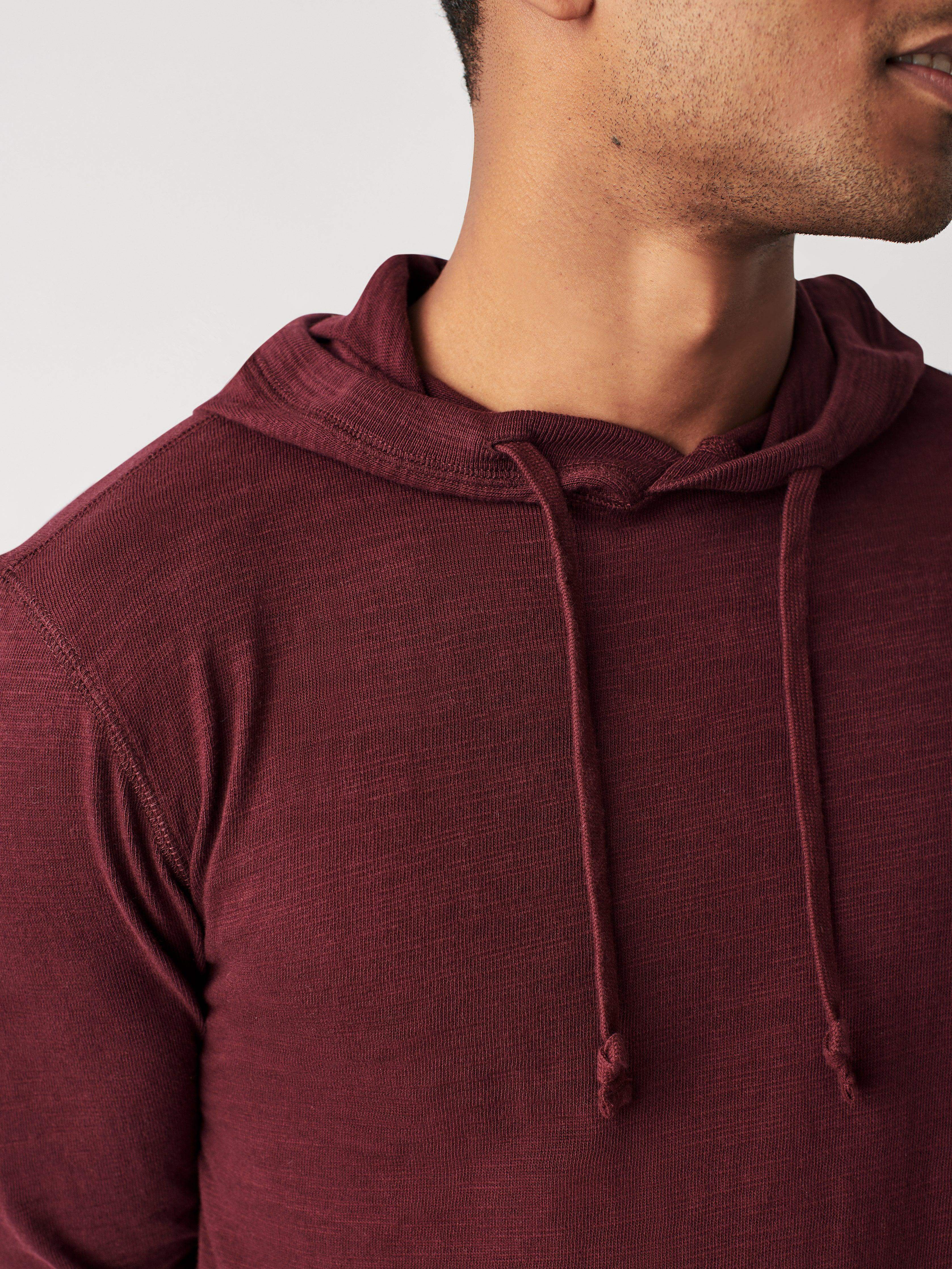 Sunwashed Midweight Organic Hoodie - Vineyard Wine | Faherty Brand