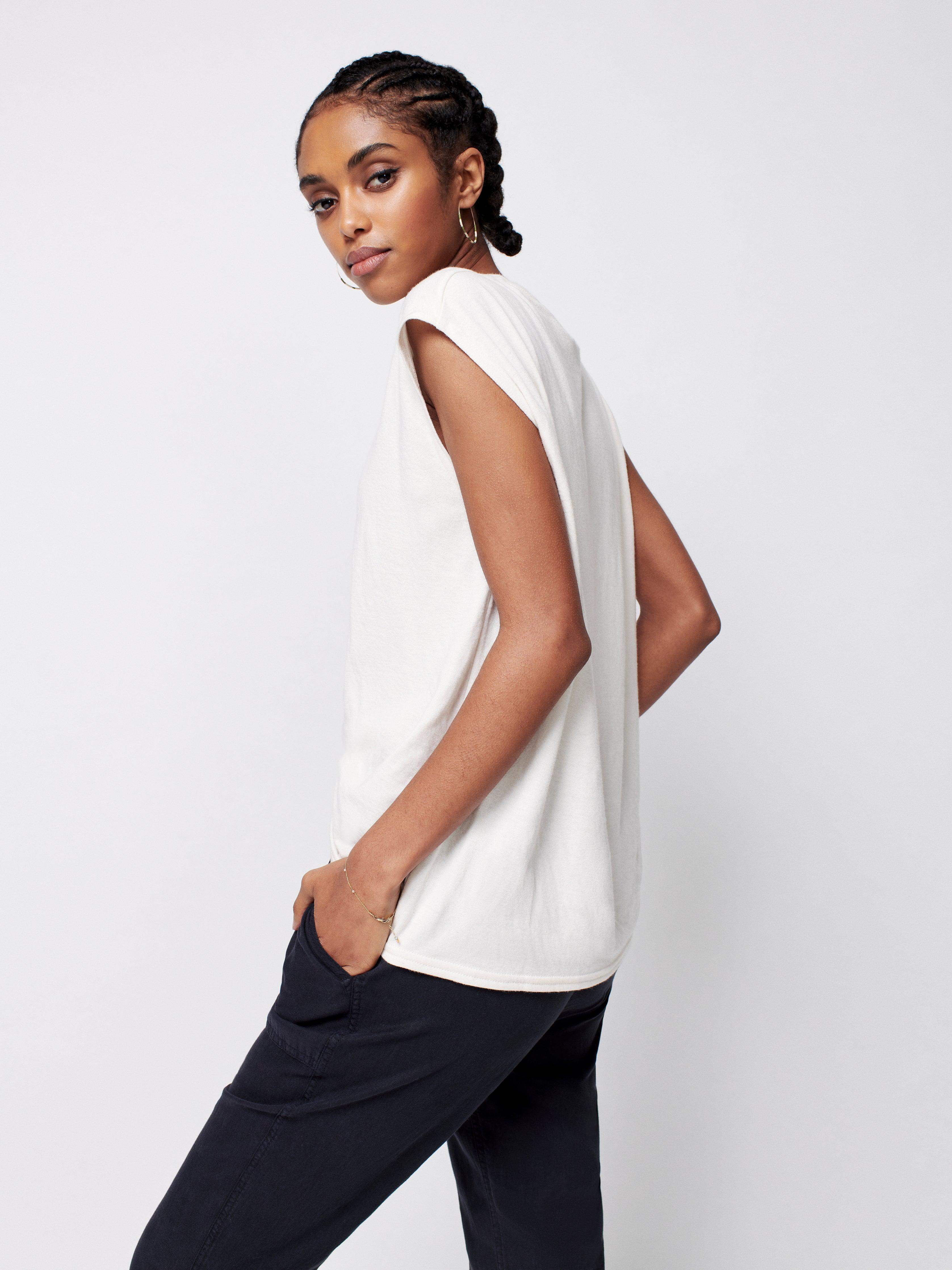 Cloud Muscle Tee - Whisper White | Faherty Brand