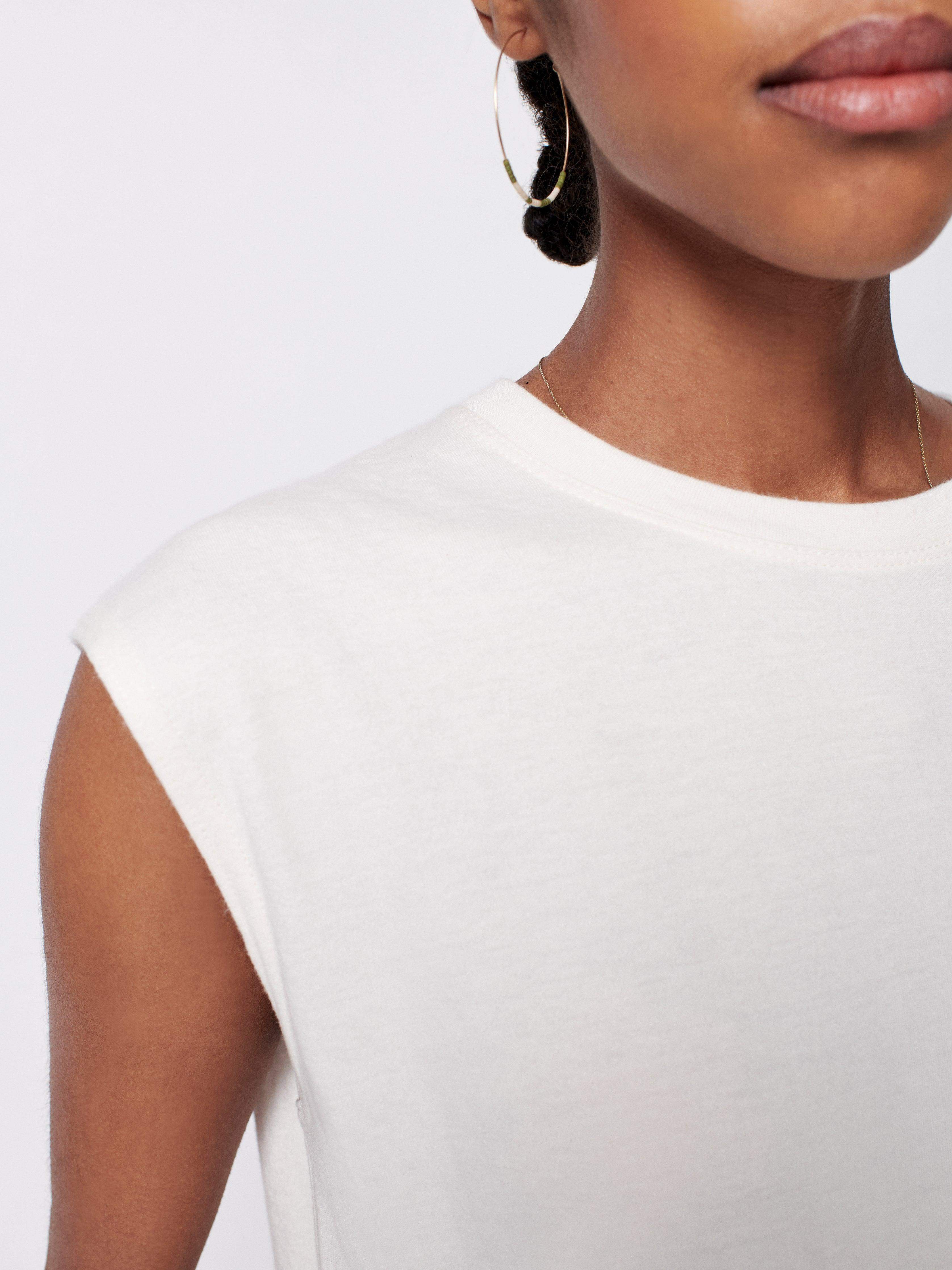 Cloud Muscle Tee - Whisper White | Faherty Brand