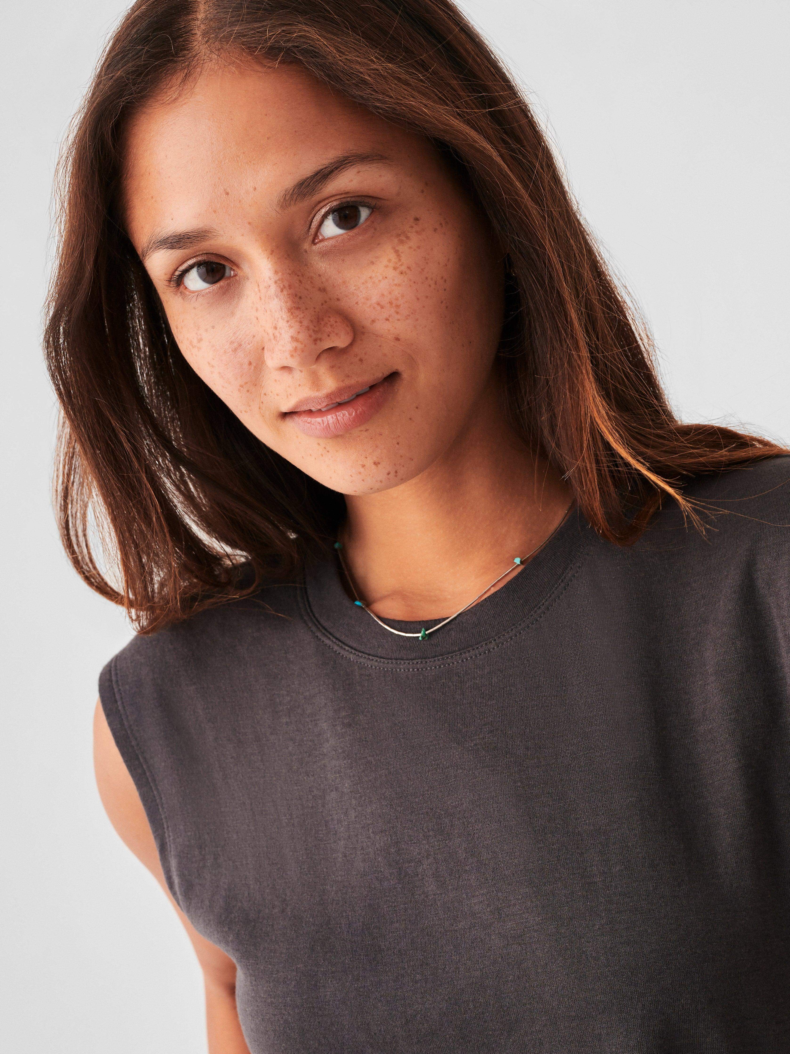 Cloud Muscle Tee - Washed Black | Faherty Brand
